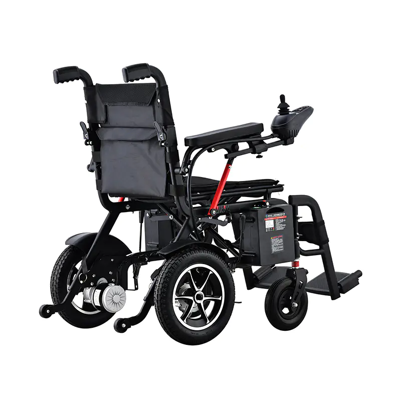 YL-60217 Silla de Ruedas Cómoda con Operación Inteligente y Plegado Manual