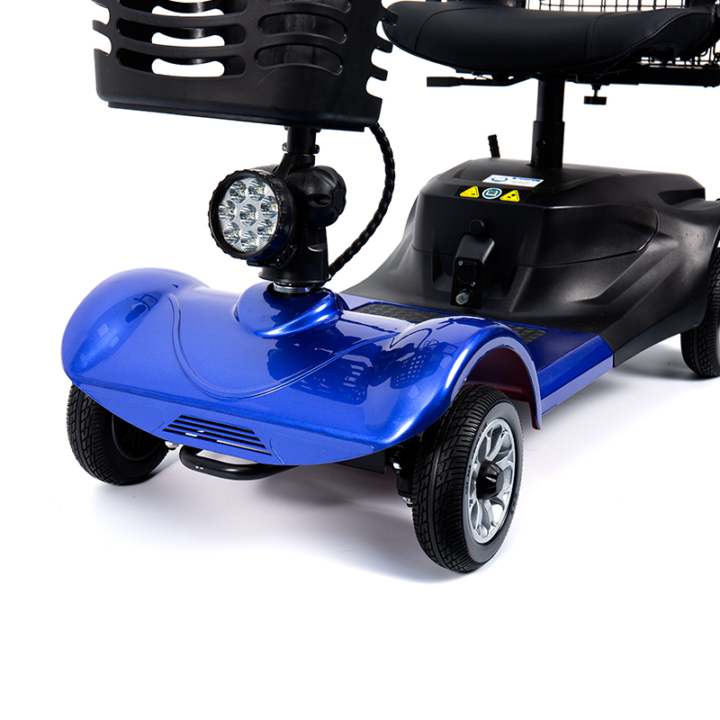 Scooter de movilidad plegable de 4 ruedas YL-08S con capacidad de escalada de 12 °