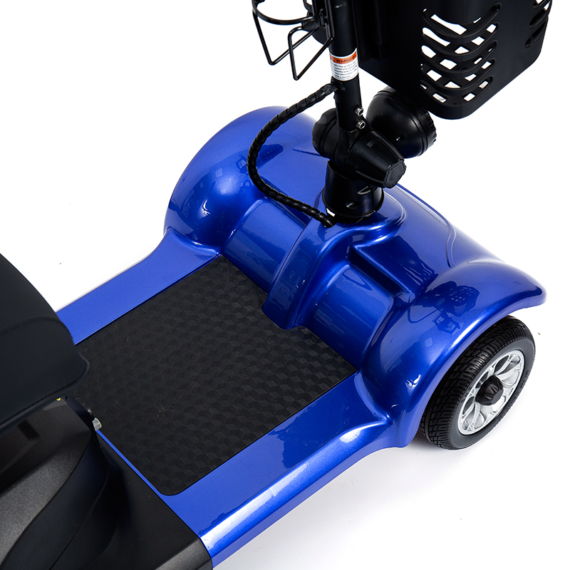 Scooter de movilidad plegable de 4 ruedas YL-08S con capacidad de escalada de 12 °