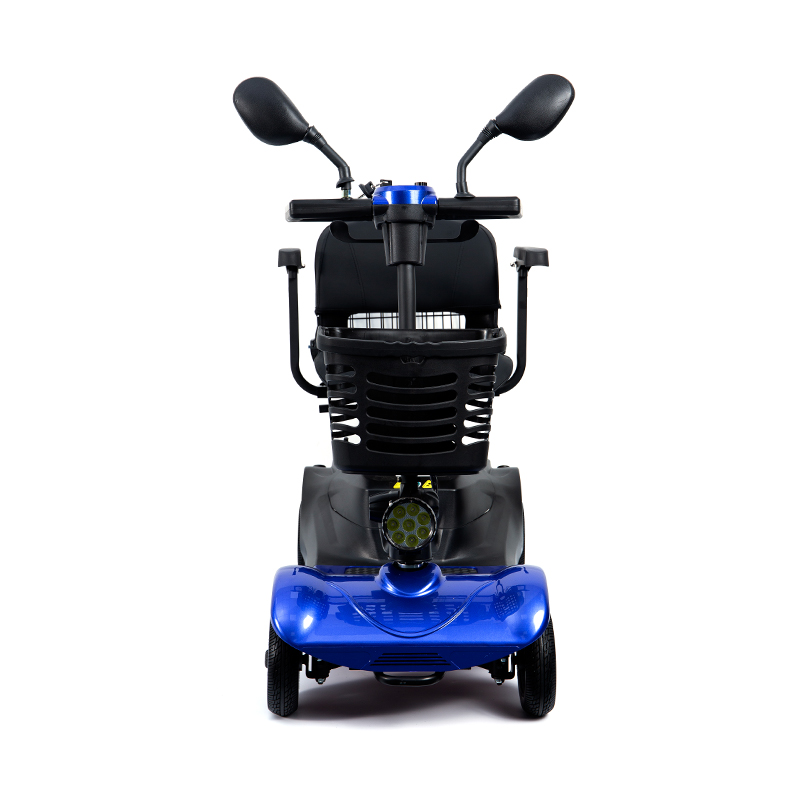 Scooter de movilidad plegable de 4 ruedas YL-08S con capacidad de escalada de 12 °