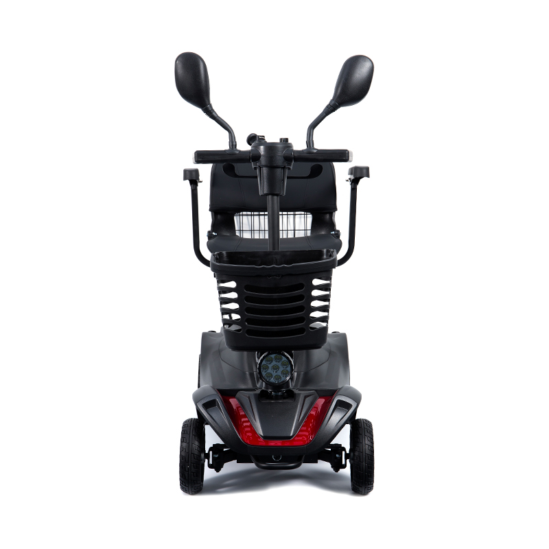 YL-07 Scooter de movilidad eléctrica plegable de 4 ruedas con canasta
