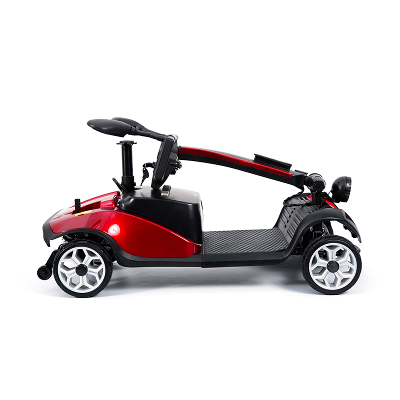 Scooter de movilidad eléctrica plegada portátil de 4 ruedas YL-07T
