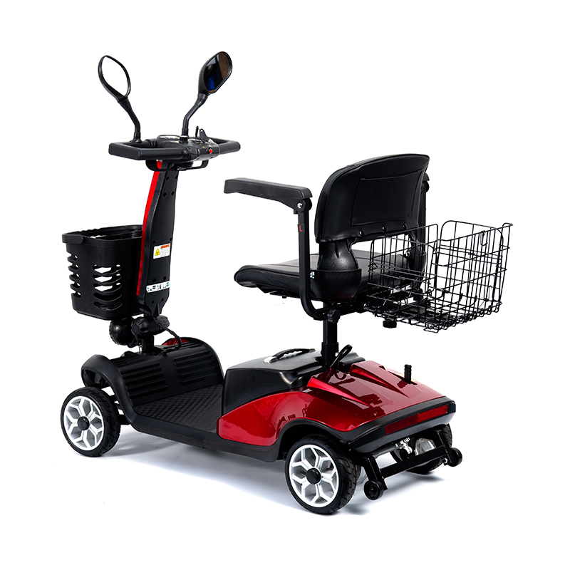 Scooter de movilidad eléctrica plegada portátil de 4 ruedas YL-07T