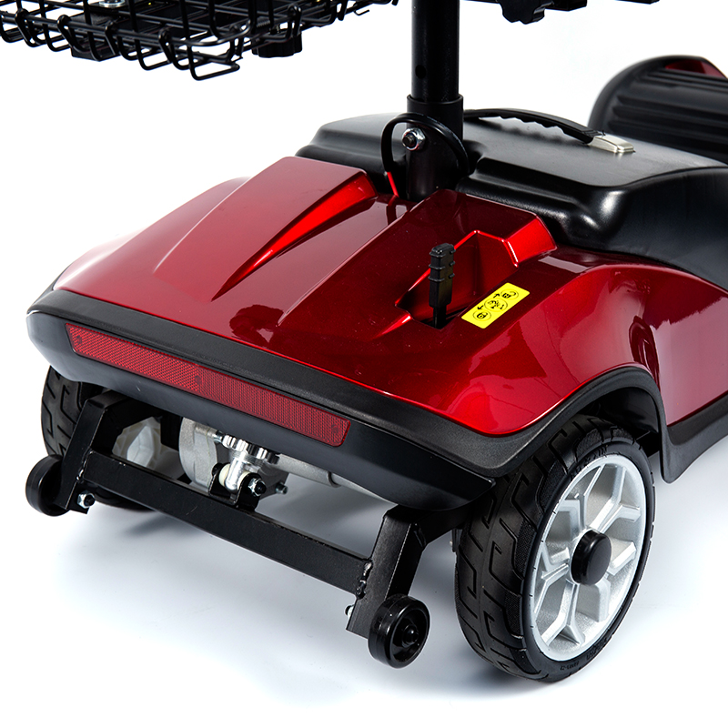Scooter de movilidad eléctrica plegada portátil de 4 ruedas YL-07T