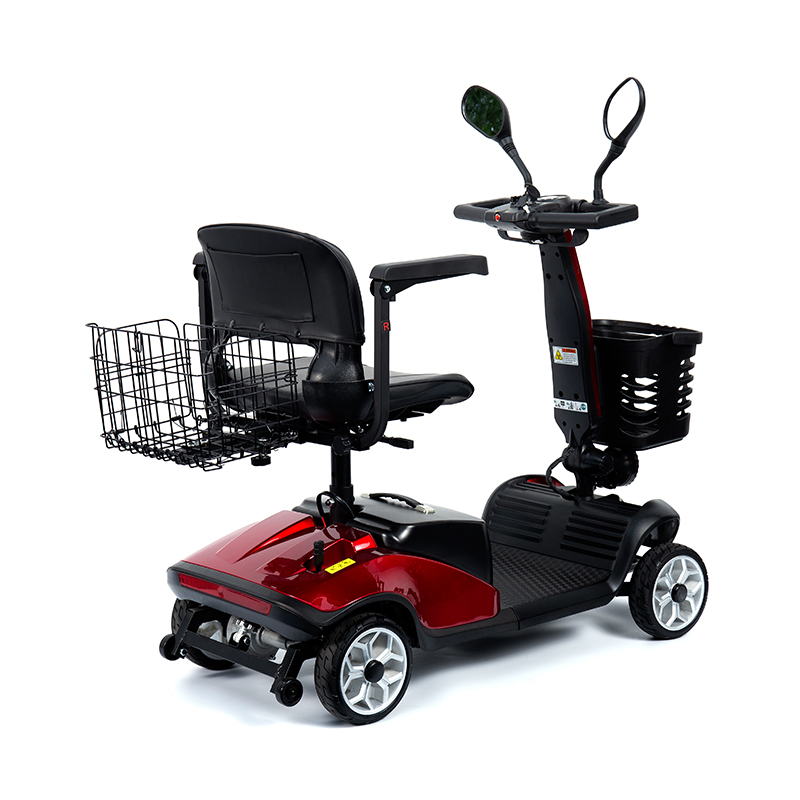 Scooter de movilidad eléctrica plegada portátil de 4 ruedas YL-07T