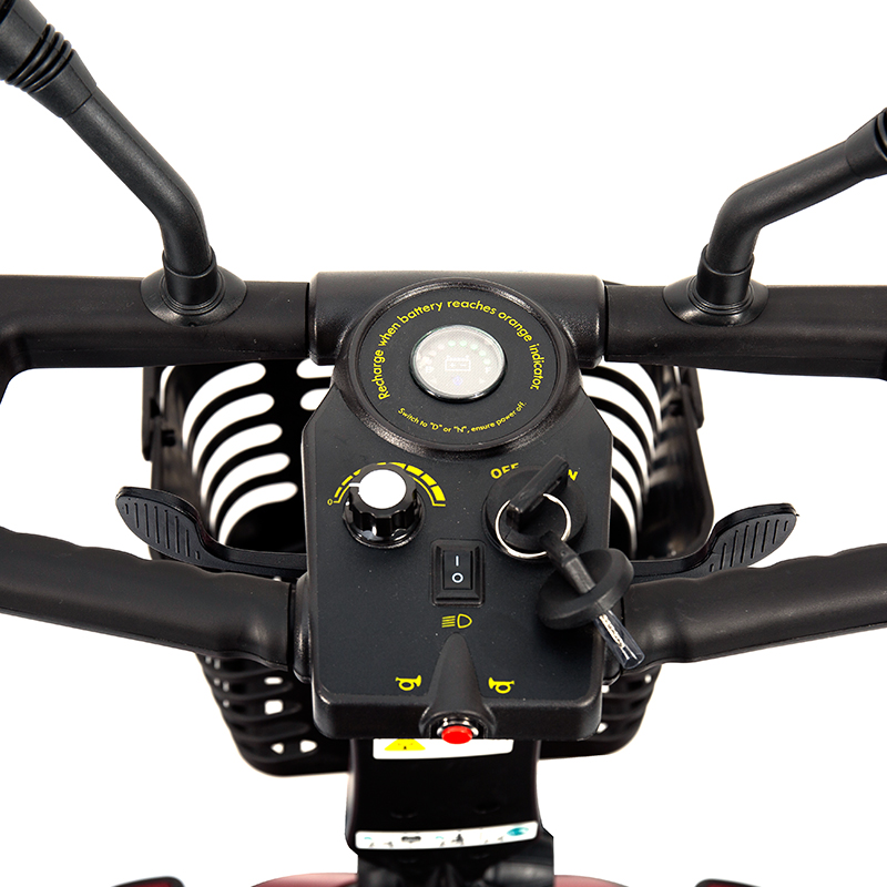 YL-01S Scooter de Movilidad Motorizado Plegable y Portátil de 4 Ruedas para Personas Mayores