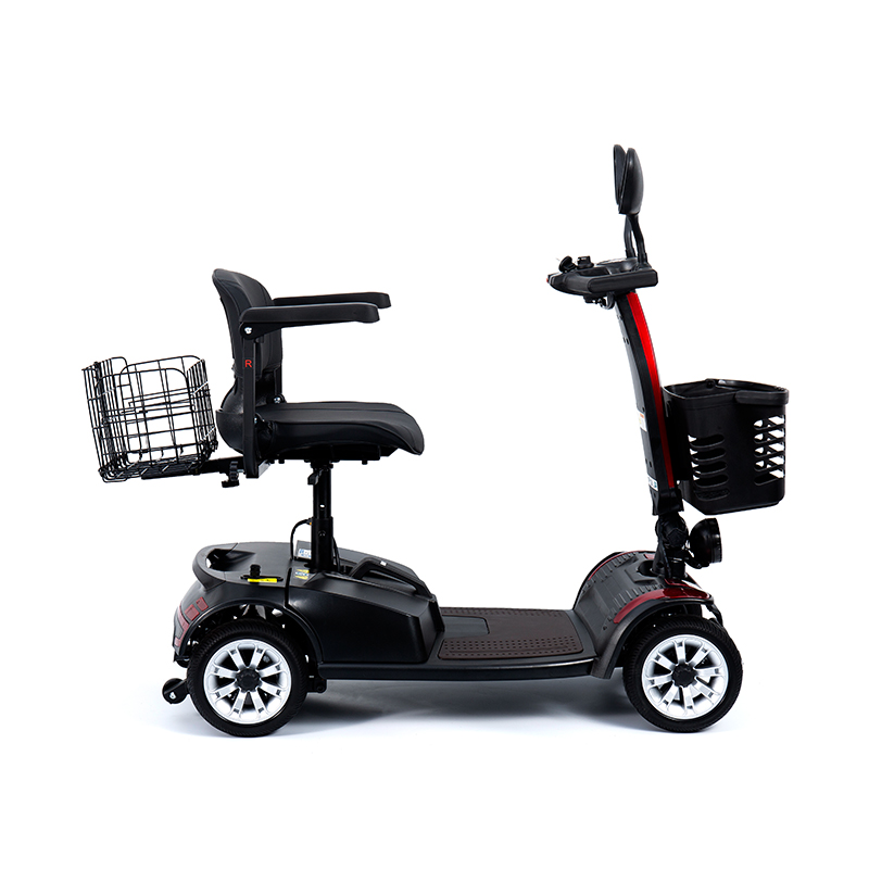 YL-01S Scooter de Movilidad Motorizado Plegable y Portátil de 4 Ruedas para Personas Mayores