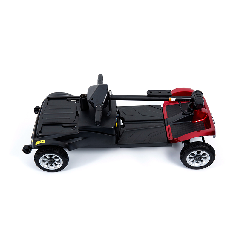 YL-02 Scooter de movilidad de 4 ruedas ligero para personas mayores, con un asiento giratorio de 360 ​​°