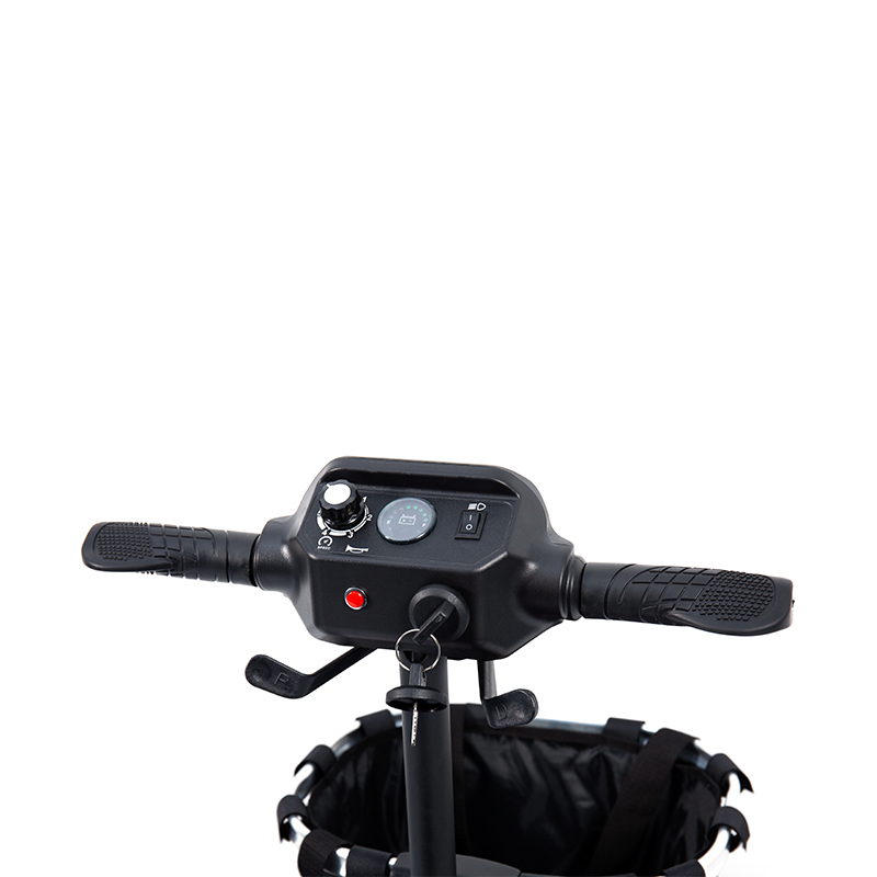 YL-02 Scooter de movilidad de 4 ruedas ligero para personas mayores, con un asiento giratorio de 360 ​​°