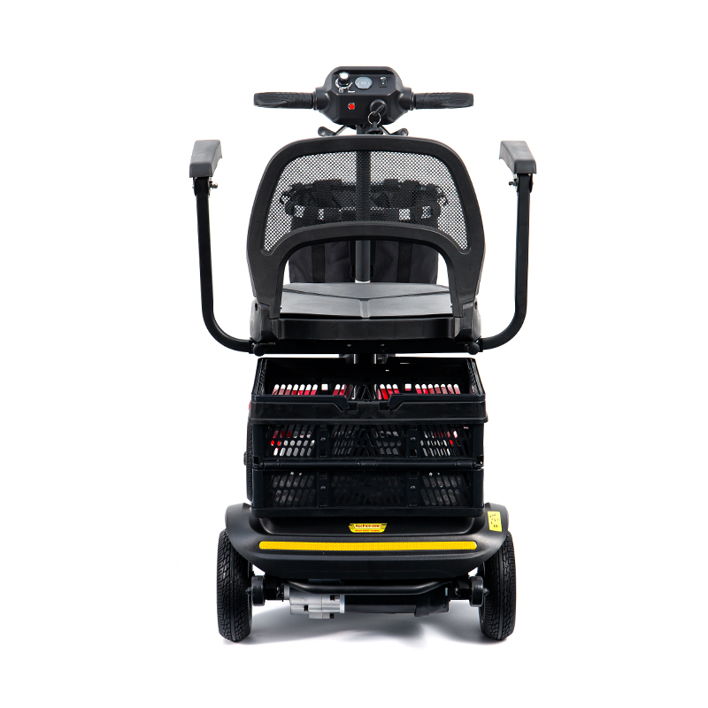 YL-02 Scooter de movilidad de 4 ruedas ligero para personas mayores, con un asiento giratorio de 360 ​​°