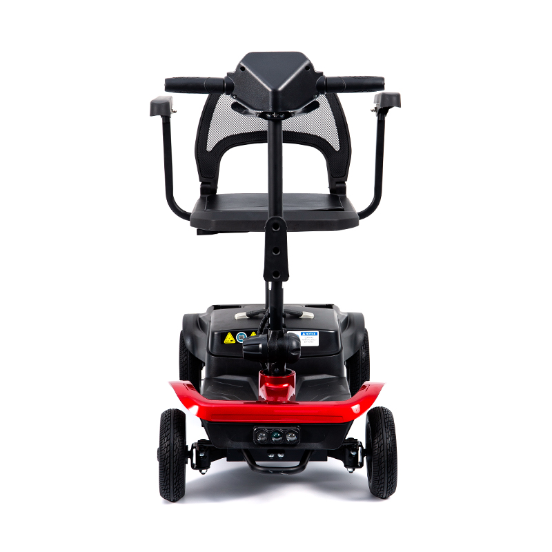 YL-02 Scooter de movilidad de 4 ruedas ligero para personas mayores, con un asiento giratorio de 360 ​​°