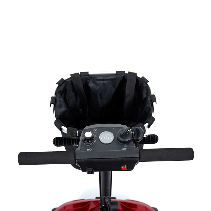 YL-985 Scooter Eléctrico de Transporte Plegable y con Batería de 4 Ruedas