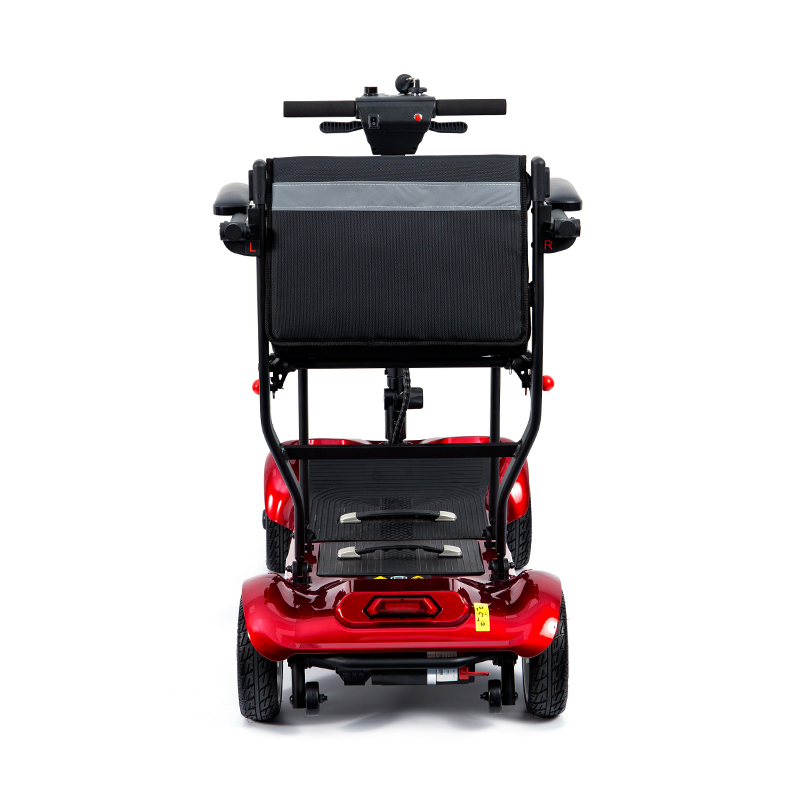 YL-985 Scooter Eléctrico de Transporte Plegable y con Batería de 4 Ruedas