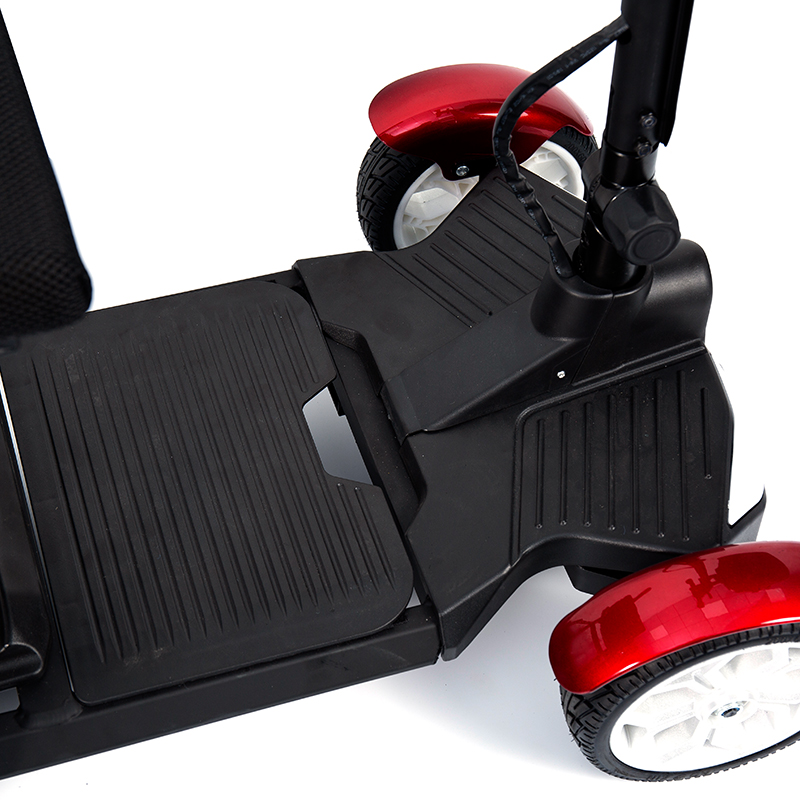 YL-211A Scooter Eléctrico Turístico de 4 Ruedas para Personas Mayores con Luz LED y Canasta