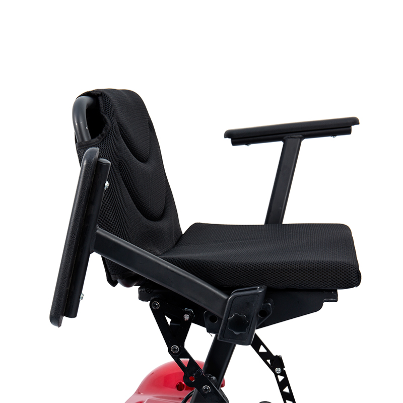 YL-211A Scooter Eléctrico Turístico de 4 Ruedas para Personas Mayores con Luz LED y Canasta