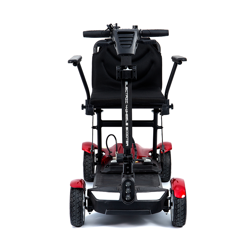 YL-211A Scooter Eléctrico Turístico de 4 Ruedas para Personas Mayores con Luz LED y Canasta