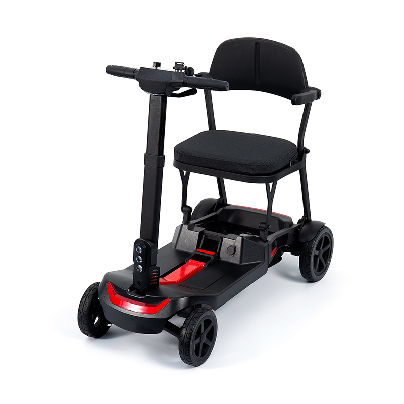 YL-985S Scooter Eléctrico de 4 Ruedas Ligero, Portátil y Plegable para Viajes 