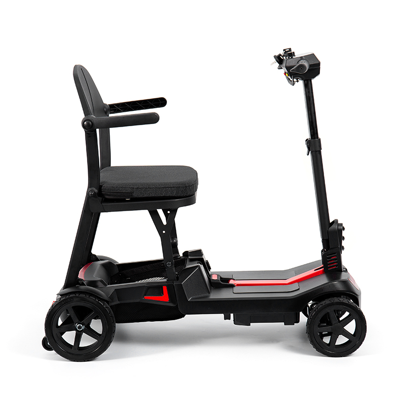 YL-985S Scooter Eléctrico de 4 Ruedas Ligero, Portátil y Plegable para Viajes 