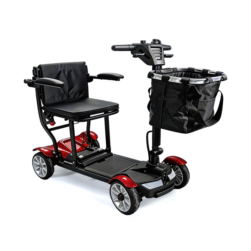 Scooter de movilidad de aluminio ultraligero YL-213A con plegado rápido en un solo paso